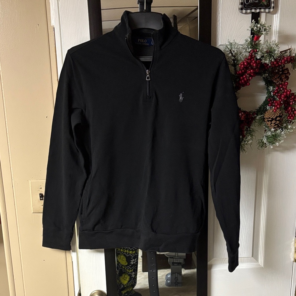 Polo by Ralph Lauren Black Zip-Up Sweater